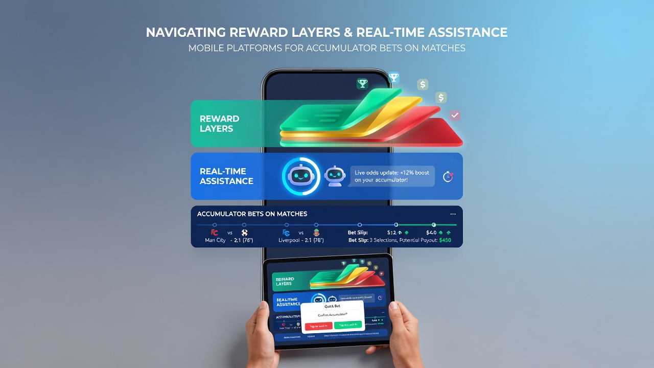 User engaging with real-time support while reviewing accumulator options across football, racing, and casino markets