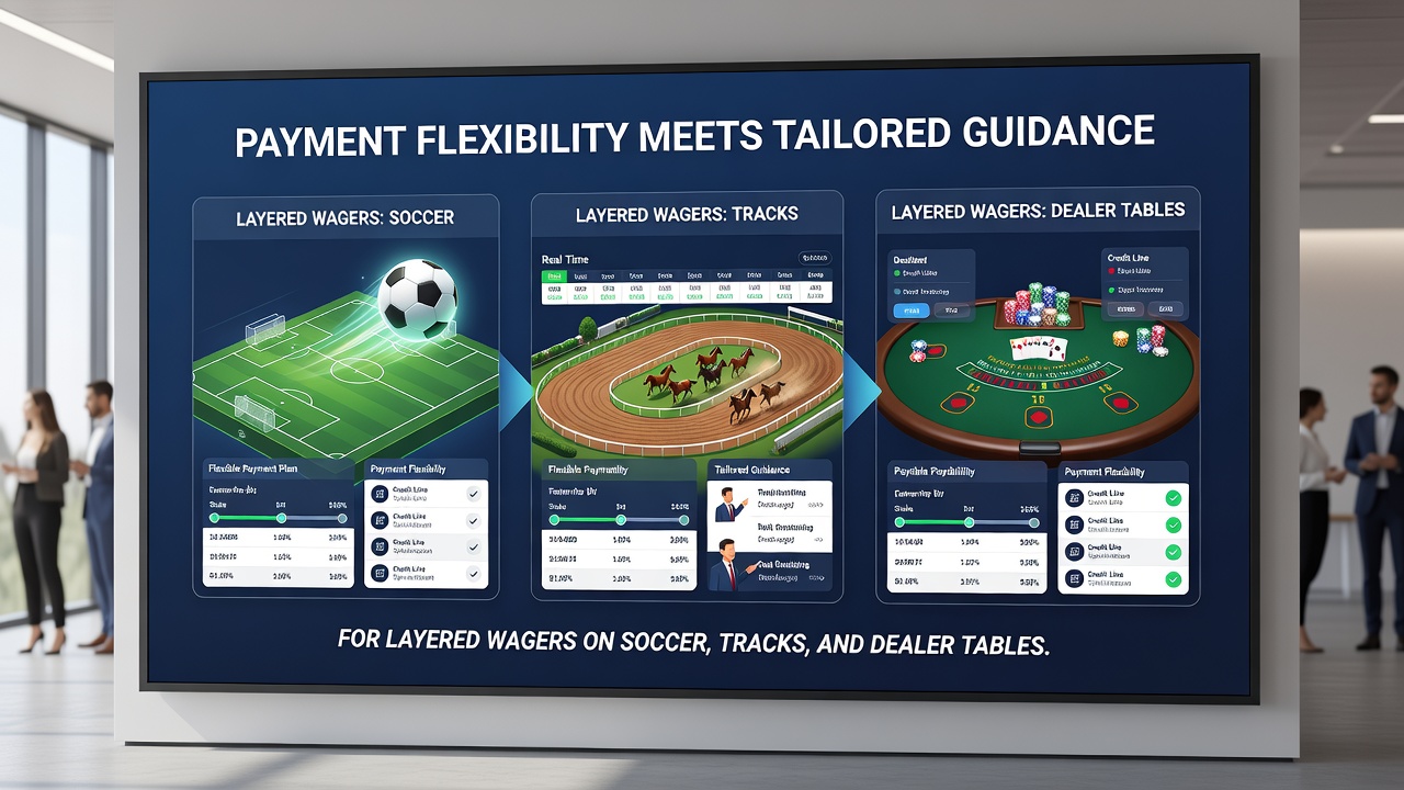 Guidance dashboard displaying personalized betting support tools integrated with payment and wager management features