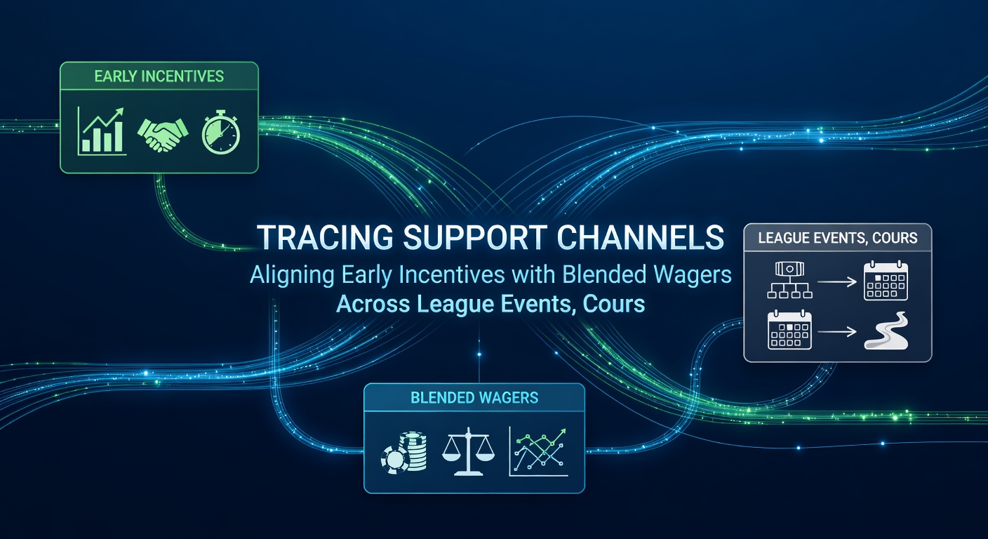 Support dashboard on a portable device showing aligned incentives for mixed wagers on league events, racing, and dealer tables